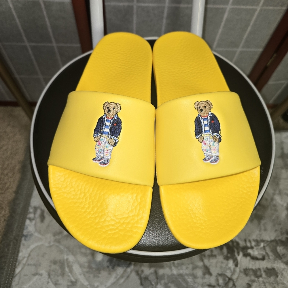 Polo Ralph Lauren Signature Bear "Yellow" Men's Slide